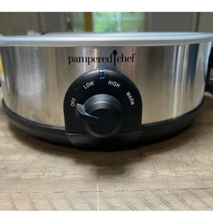 NIB Pampered Chef Rockcrok Slow Cooker Stand